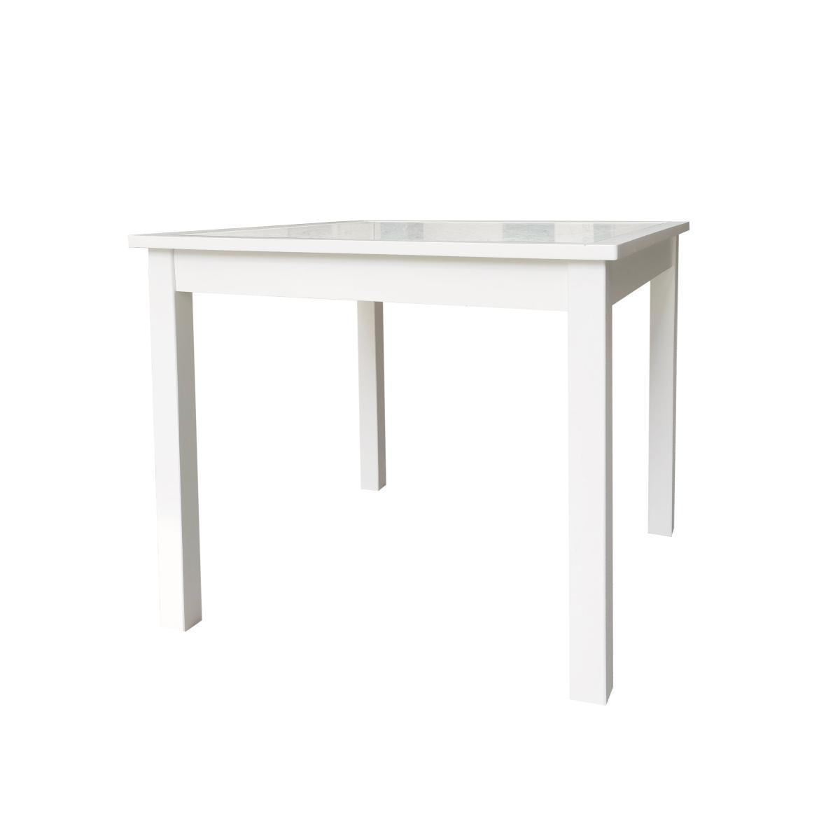 Samira Square Dining Table White – image 3