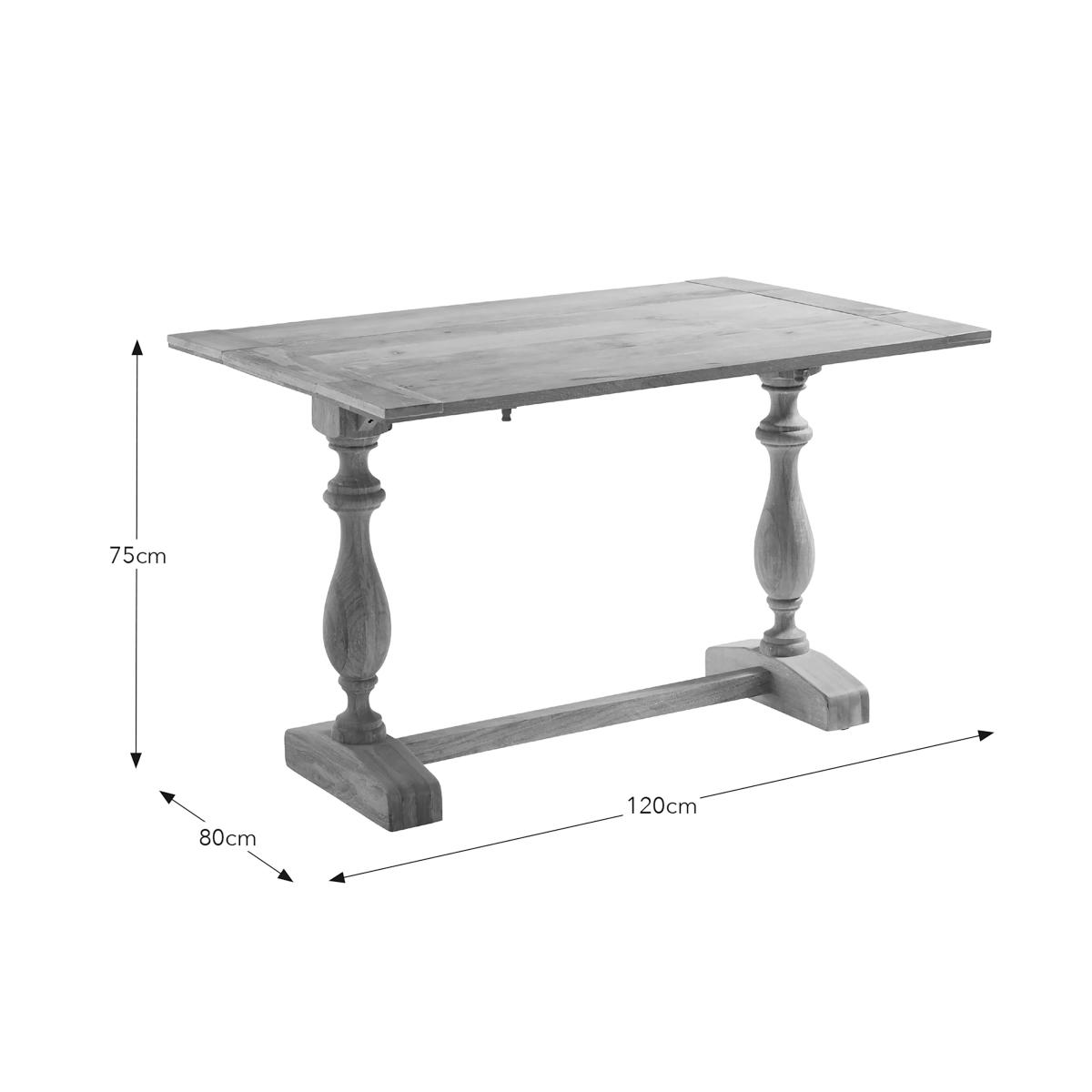 Bridget 4 Seater Console Dining Table – image 6