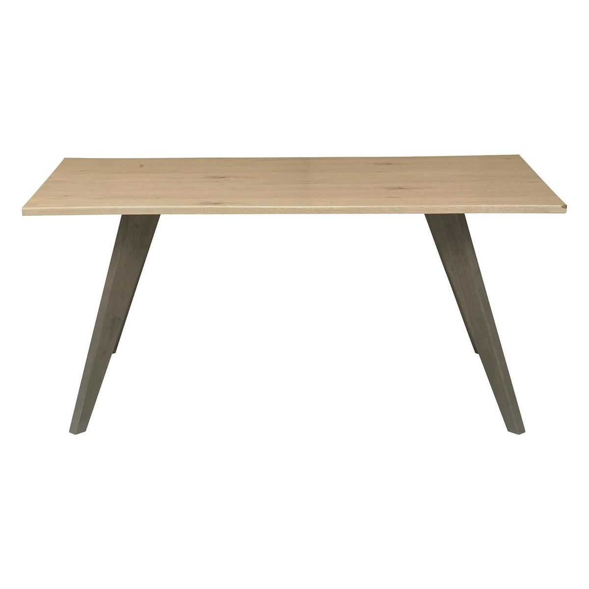 Cadell Aged Oak Dining Table Brown – image 2