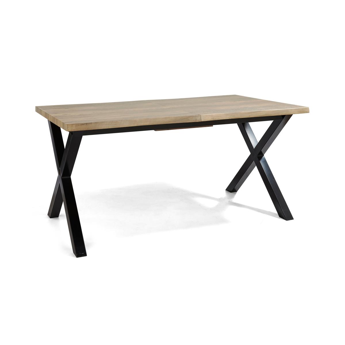 Ezra 4-6 Seater Rectangular Extendable Dining Table, 160-200cm Light Wood – image 6