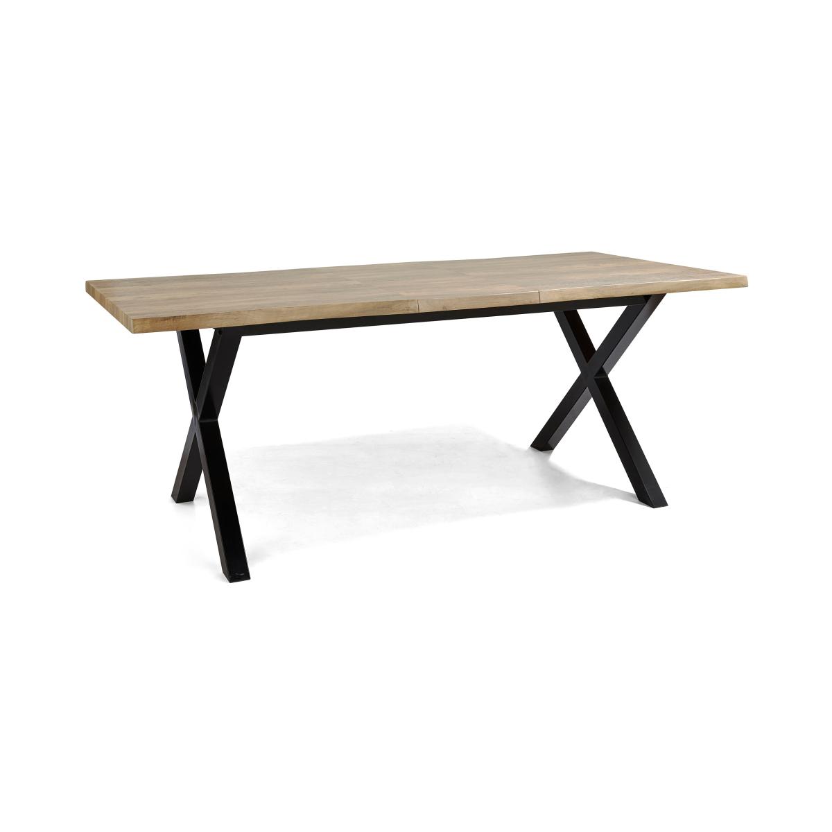 Ezra 4-6 Seater Rectangular Extendable Dining Table, 160-200cm Light Wood – image 7