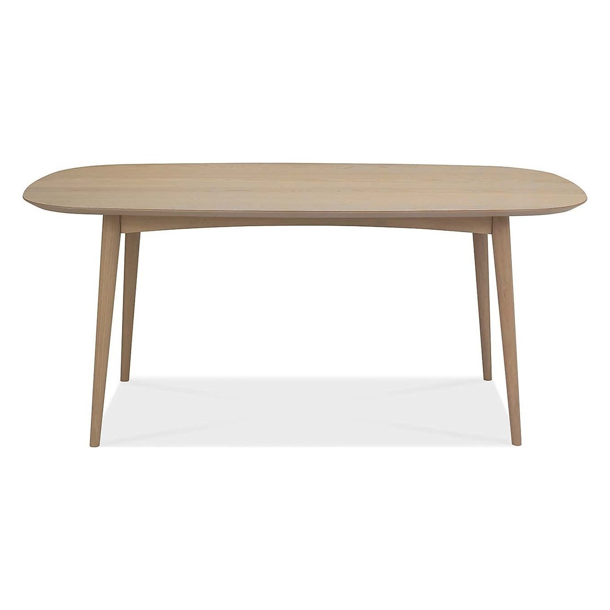 Dansk Scandi 6 Seater Dining Table - Oak Wood (Brown) – image 2