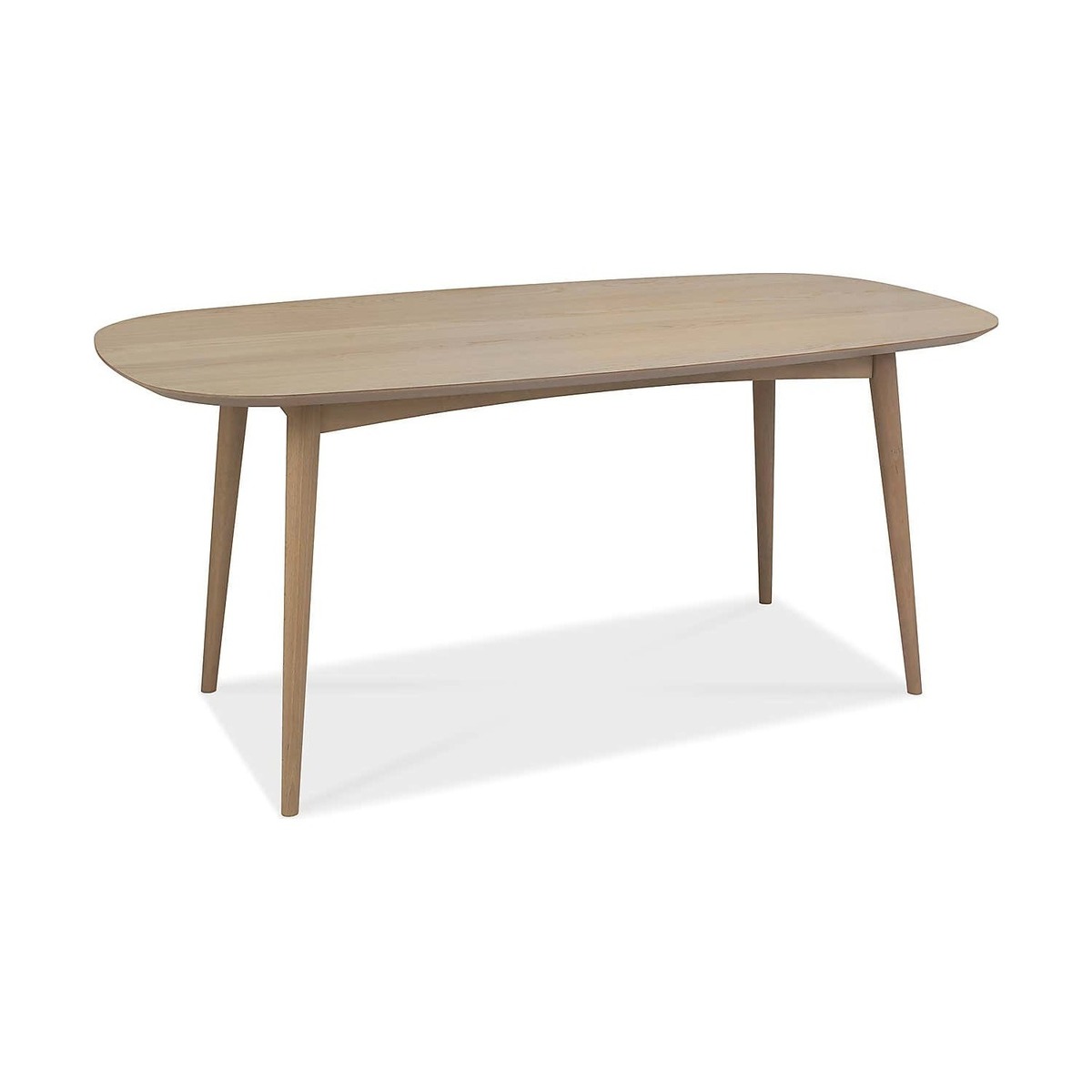 Dansk Scandi 6 Seater Dining Table - Oak Wood (Brown) – image 1
