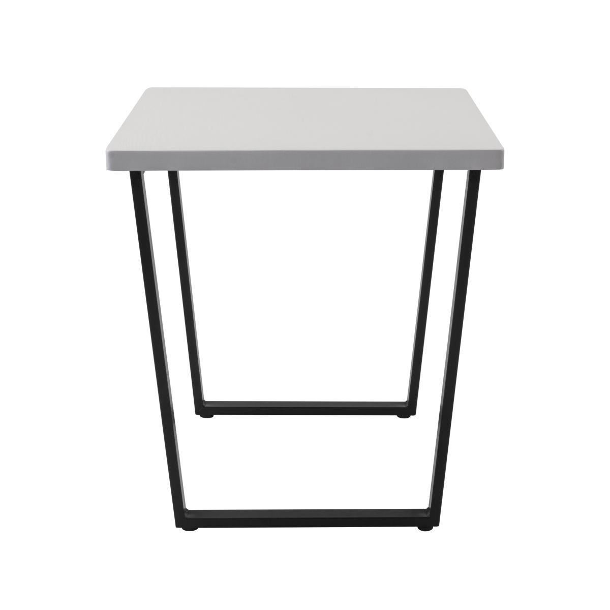 Vixen Compact Square Dining Table Black and white – image 3