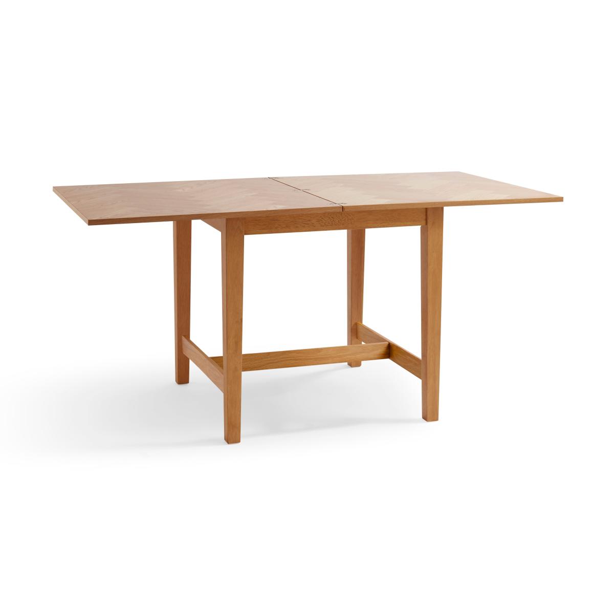 Frederick 6 Seater Square Fliptop Dining Table Natural – image 4