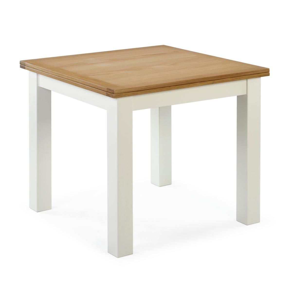 Compton Flip Top Dining Table Ivory – image 2