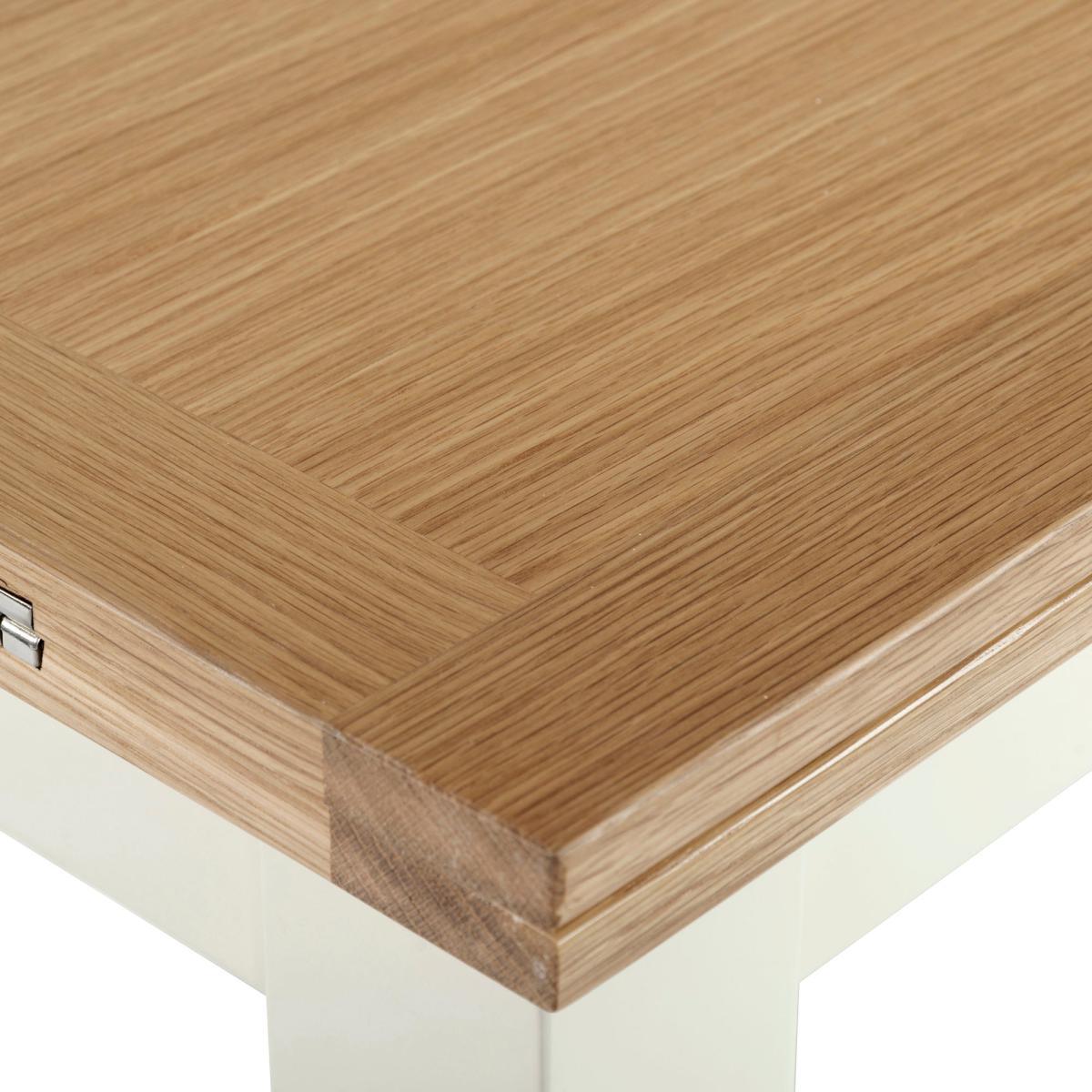 Compton Flip Top Dining Table Ivory – image 6