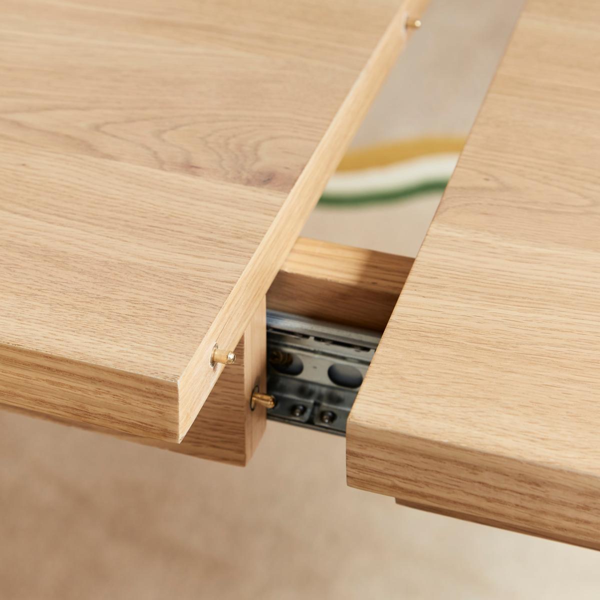 Elements Holmes 6-8 Seater Extendable Dining Table, Modern Oak Oak – image 4