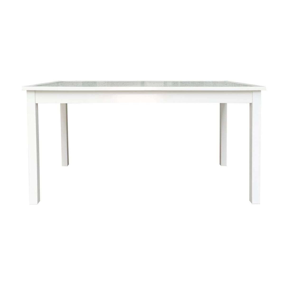 Samira Rectangular Dining Table White – image 2