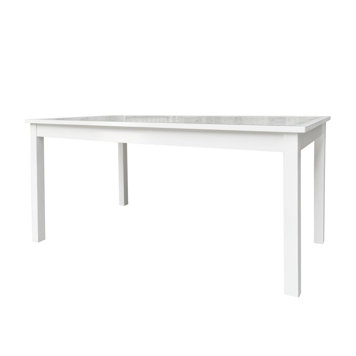 Samira Rectangular Dining Table White – image 3