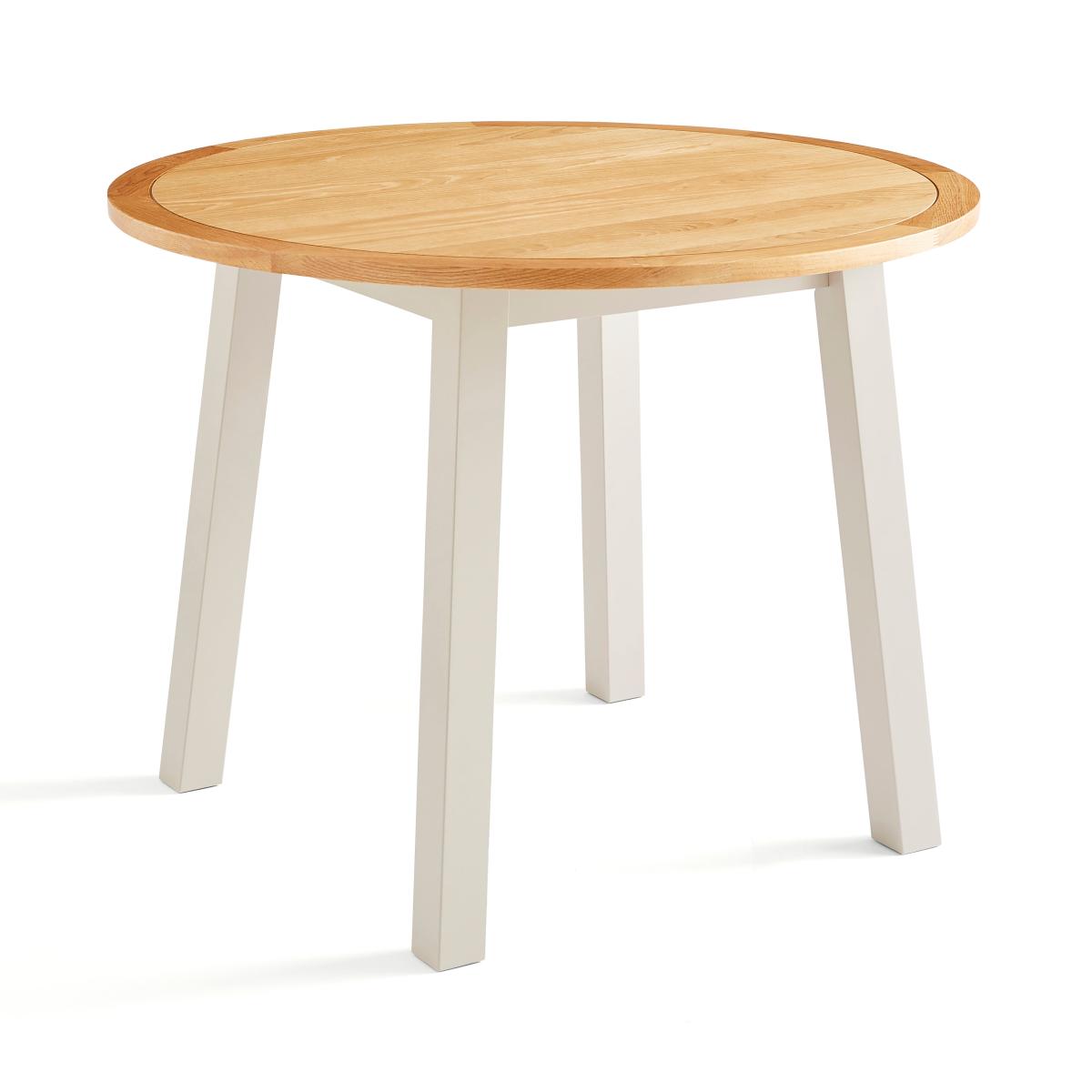 Clifford 4 Seater Round Dining Table Grey – image 4