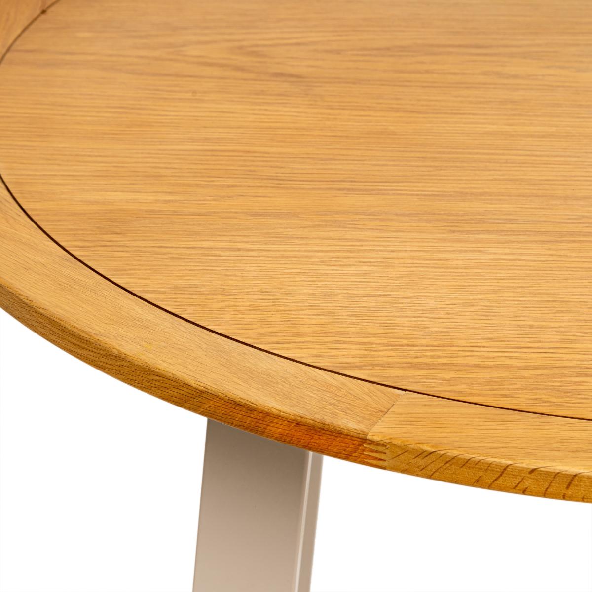 Clifford 4 Seater Round Dining Table Grey – image 6