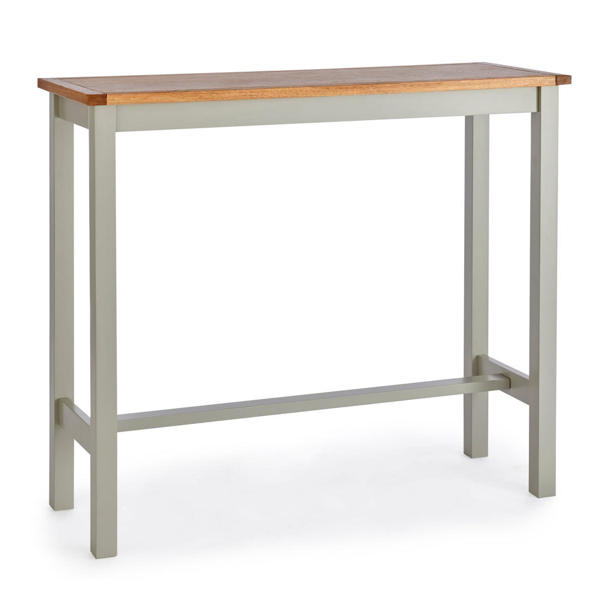 Bromley Grey Bar Table Grey – image 2