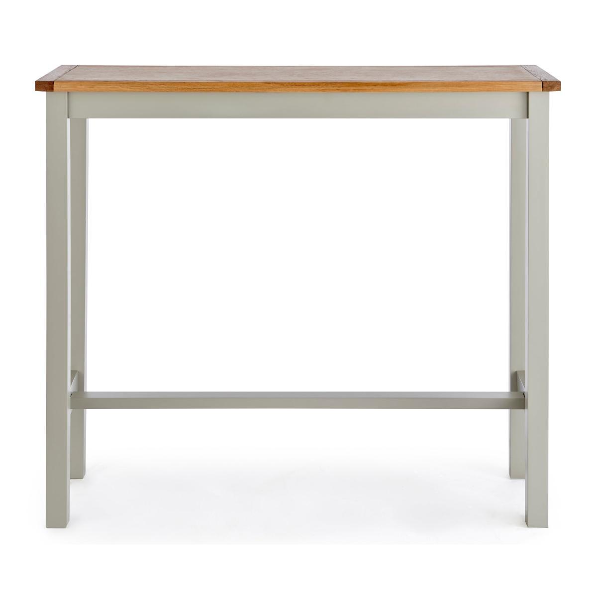 Bromley Grey Bar Table Grey – image 3