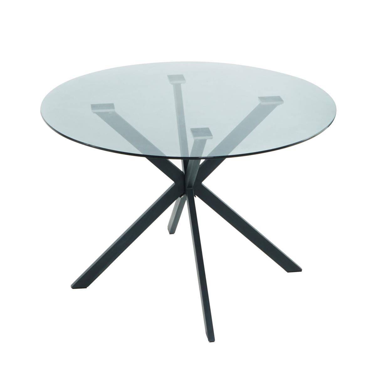 Lumia Black Round Dining Table Black – image 3