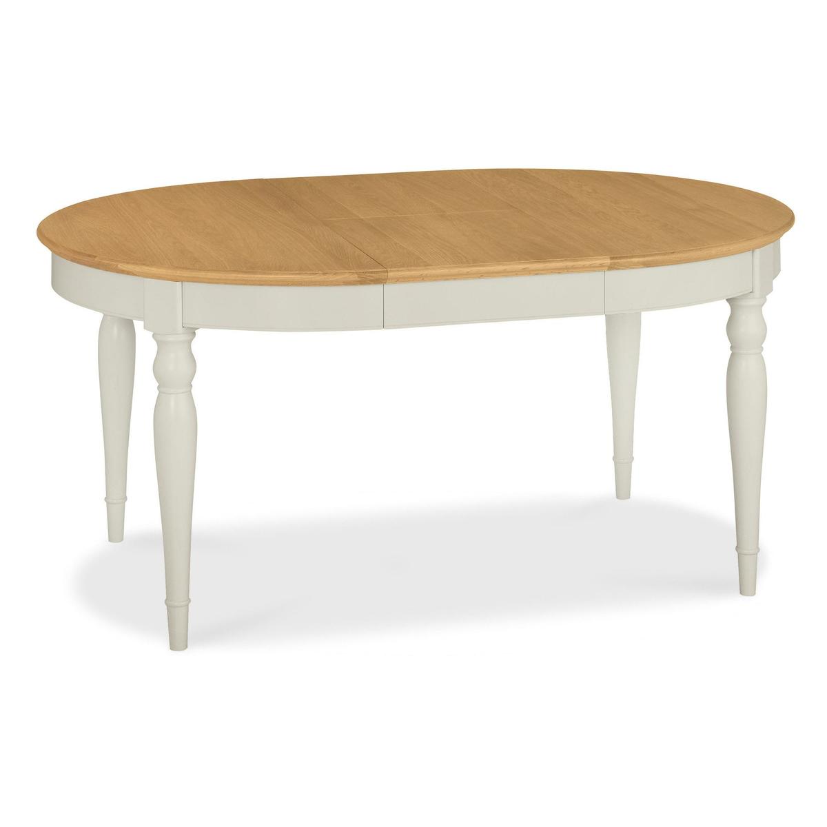 Eaton Soft Grey Extending Dining Table Grey – image 2