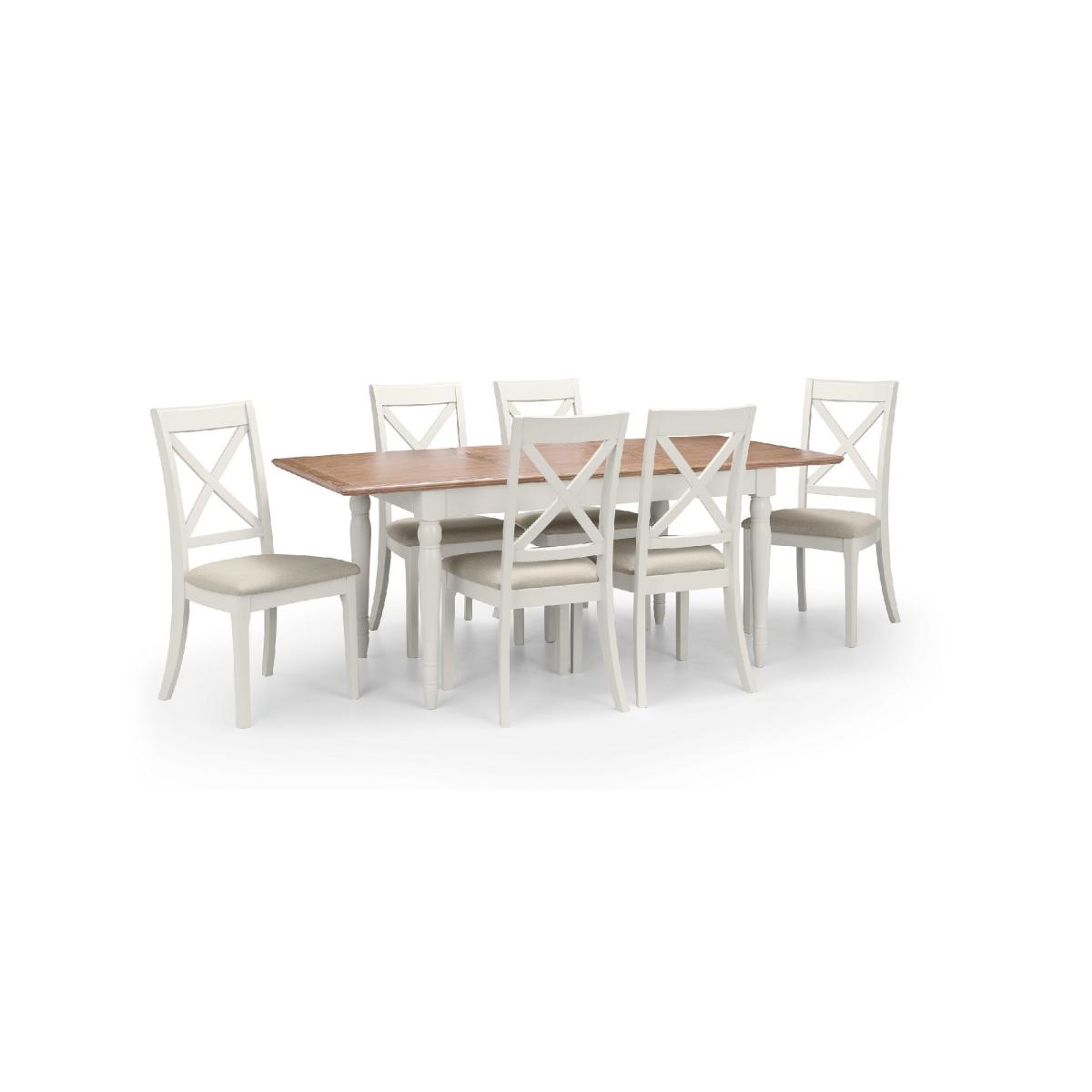 Provence Extendable Dining Table Grey – image 8