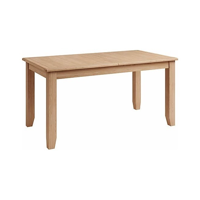 Lyla 1.6m Extending Dining Table Light Oak – image 1