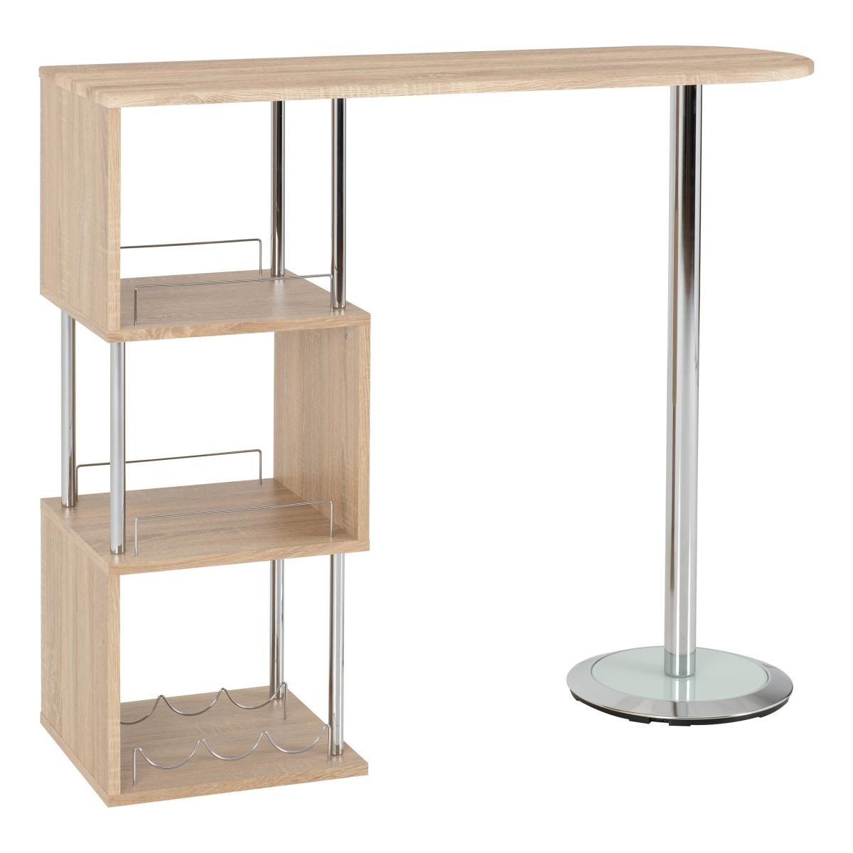 Charisma Bar Table Light Oak Effect Brown – image 2
