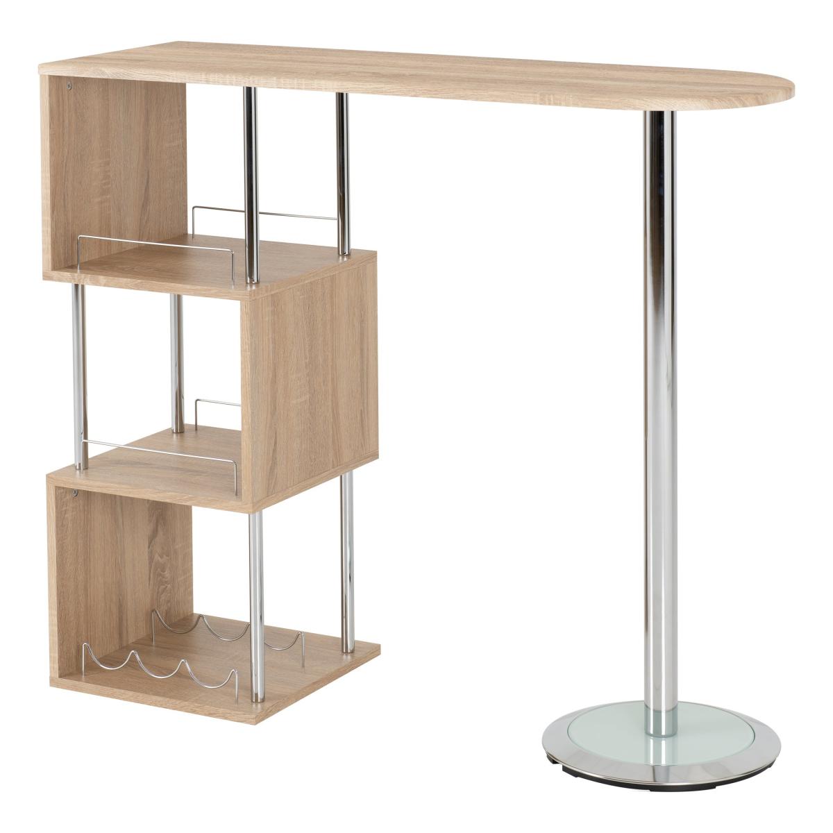 Charisma Bar Table Light Oak Effect Brown – image 3
