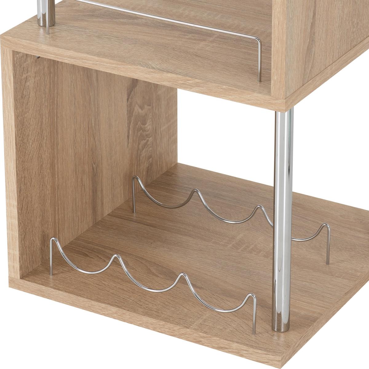 Charisma Bar Table Light Oak Effect Brown – image 6
