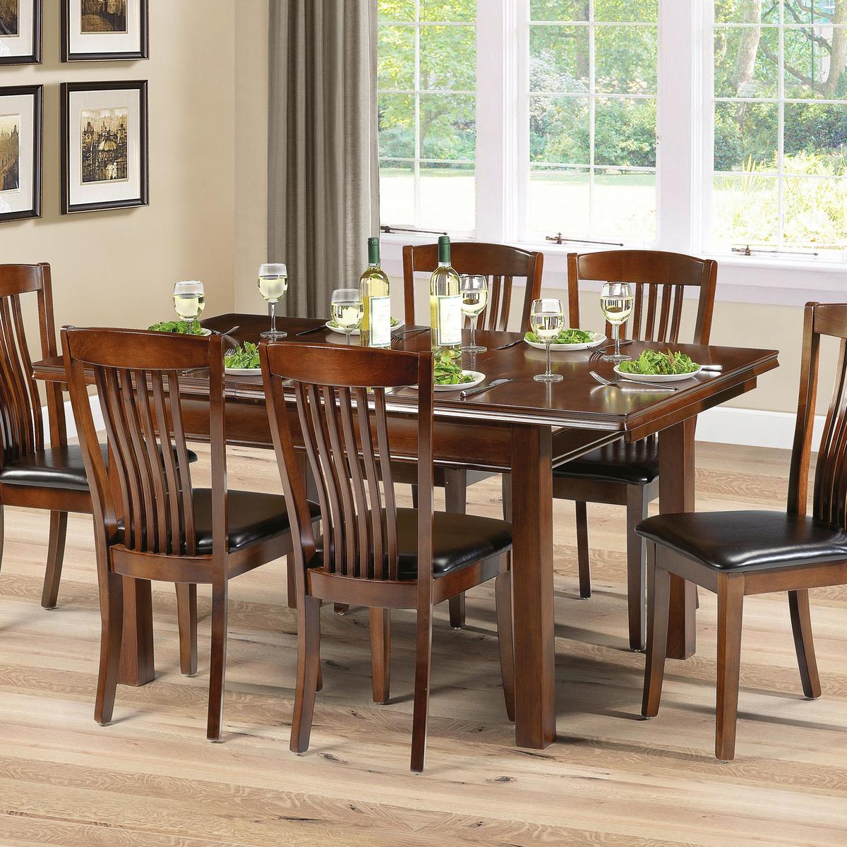 Canterbury Extending Dining Table Dark Brown – image 3
