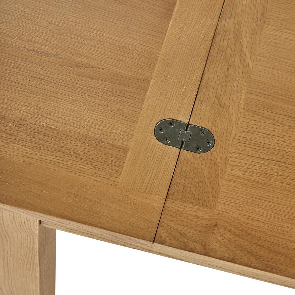Sherbourne Oak Flip Top Dining Table Natural – image 3