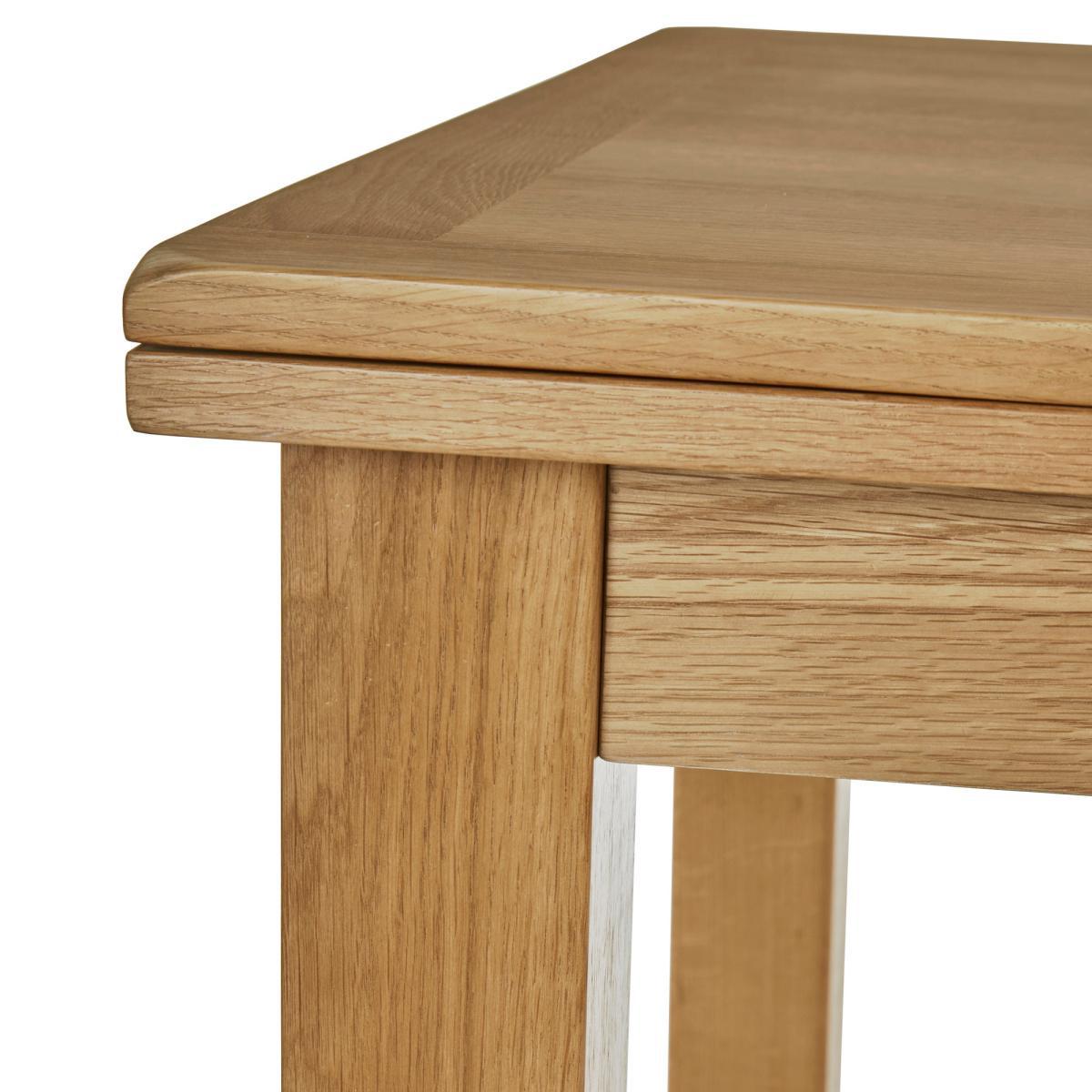 Sherbourne Oak Flip Top Dining Table Natural – image 5