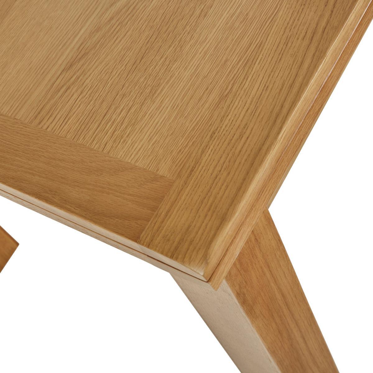 Sherbourne Oak Flip Top Dining Table Natural – image 7