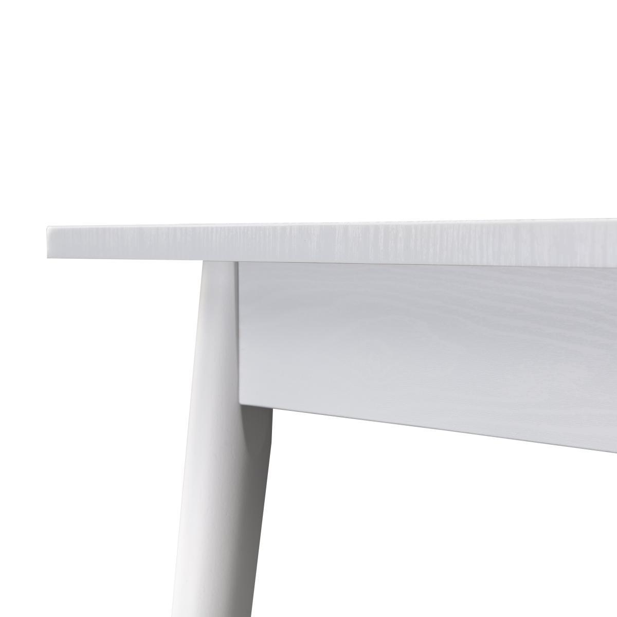 Leo Square Dining Table White – image 4