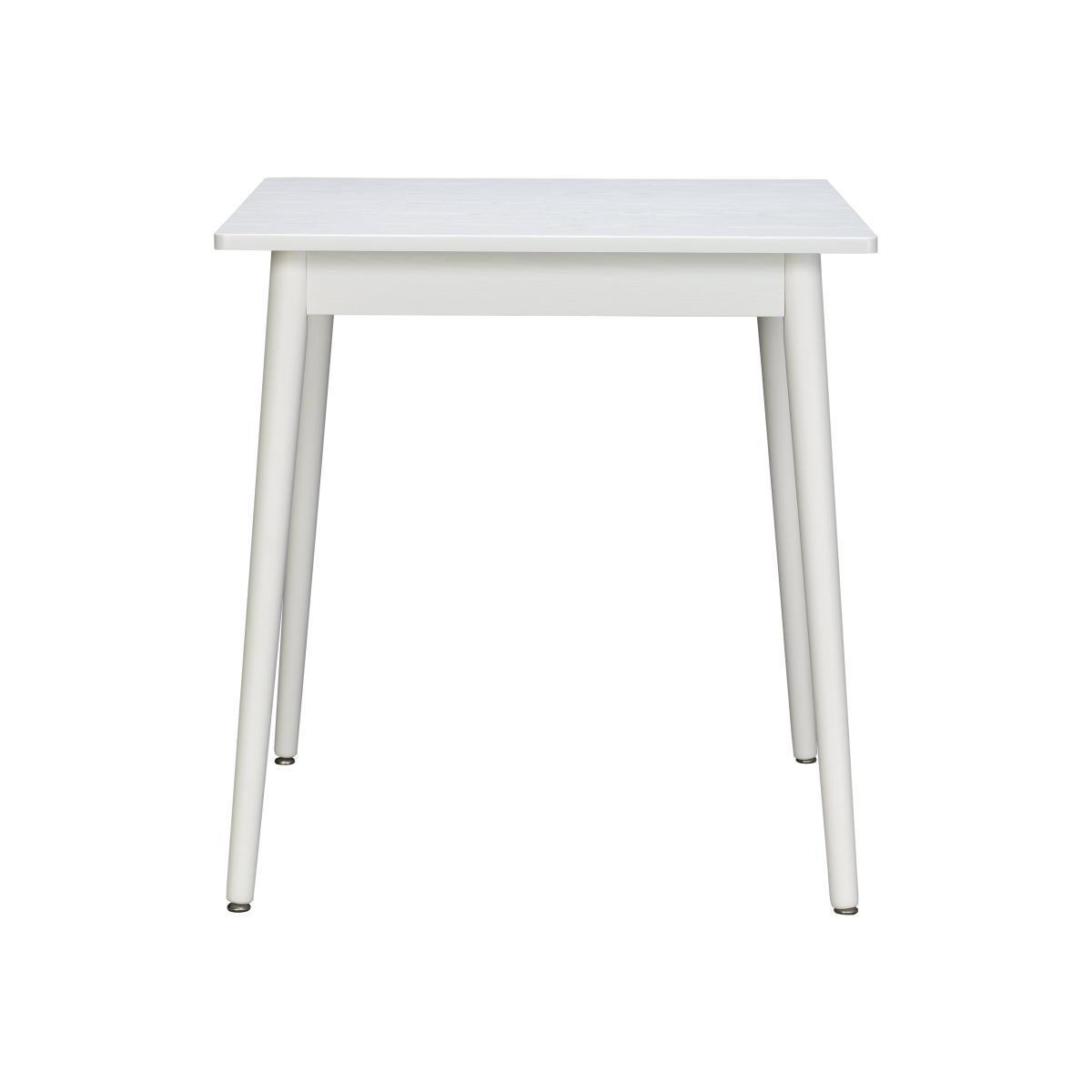 Leo Square Dining Table White – image 1