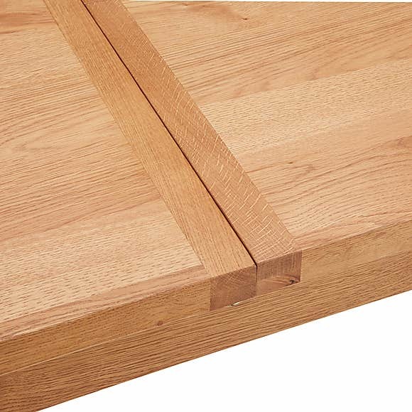 Oakville Extending Dining Table Light Oak – image 6