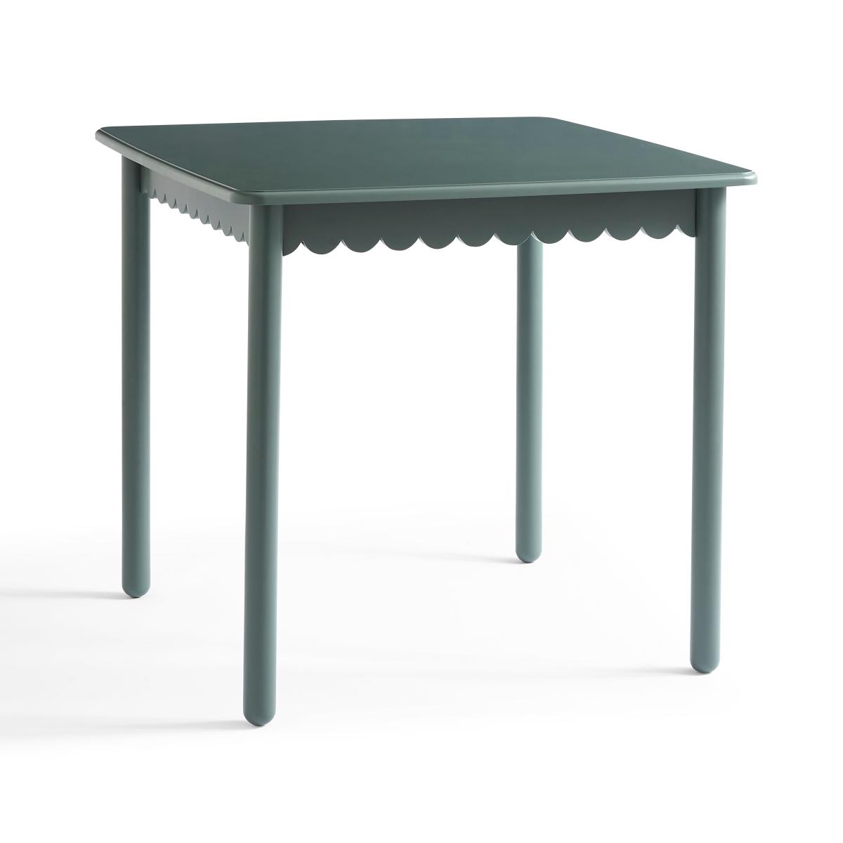 Remi 4 Seater Square Dining Table, Forest Green Green – image 4