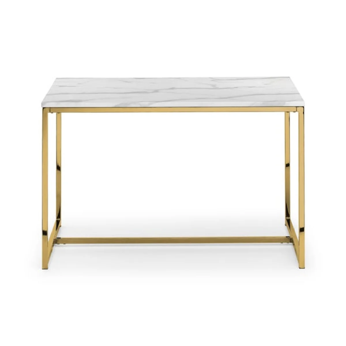 Return - Scala 4 Seater Rectangular Dining Table, Gold – image 2