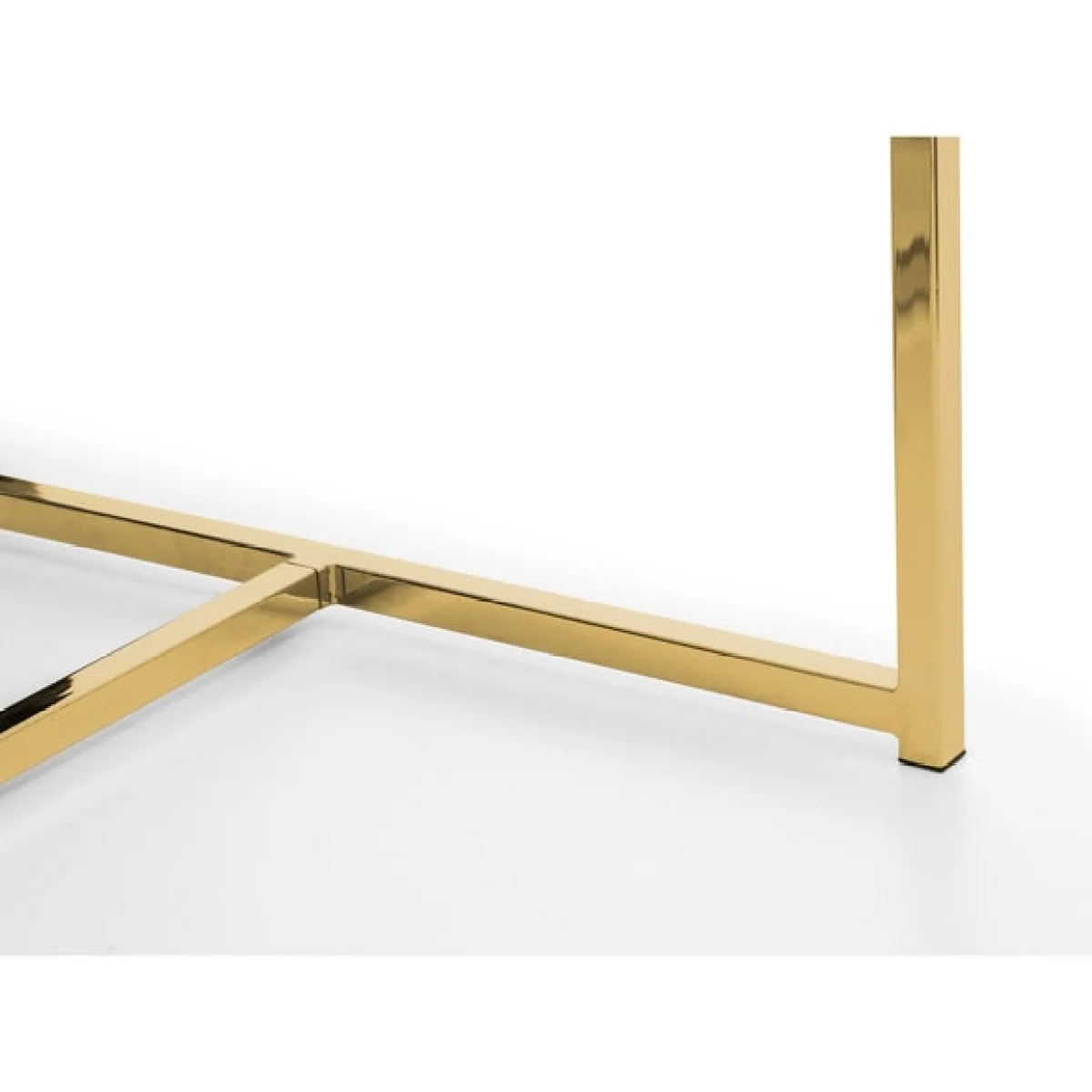 Return - Scala 4 Seater Rectangular Dining Table, Gold – image 3