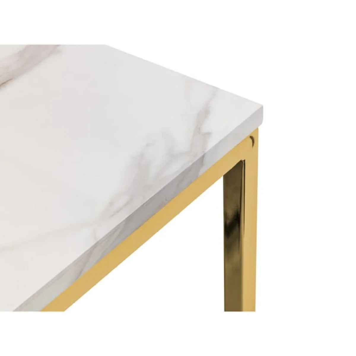 Return - Scala 4 Seater Rectangular Dining Table, Gold – image 4