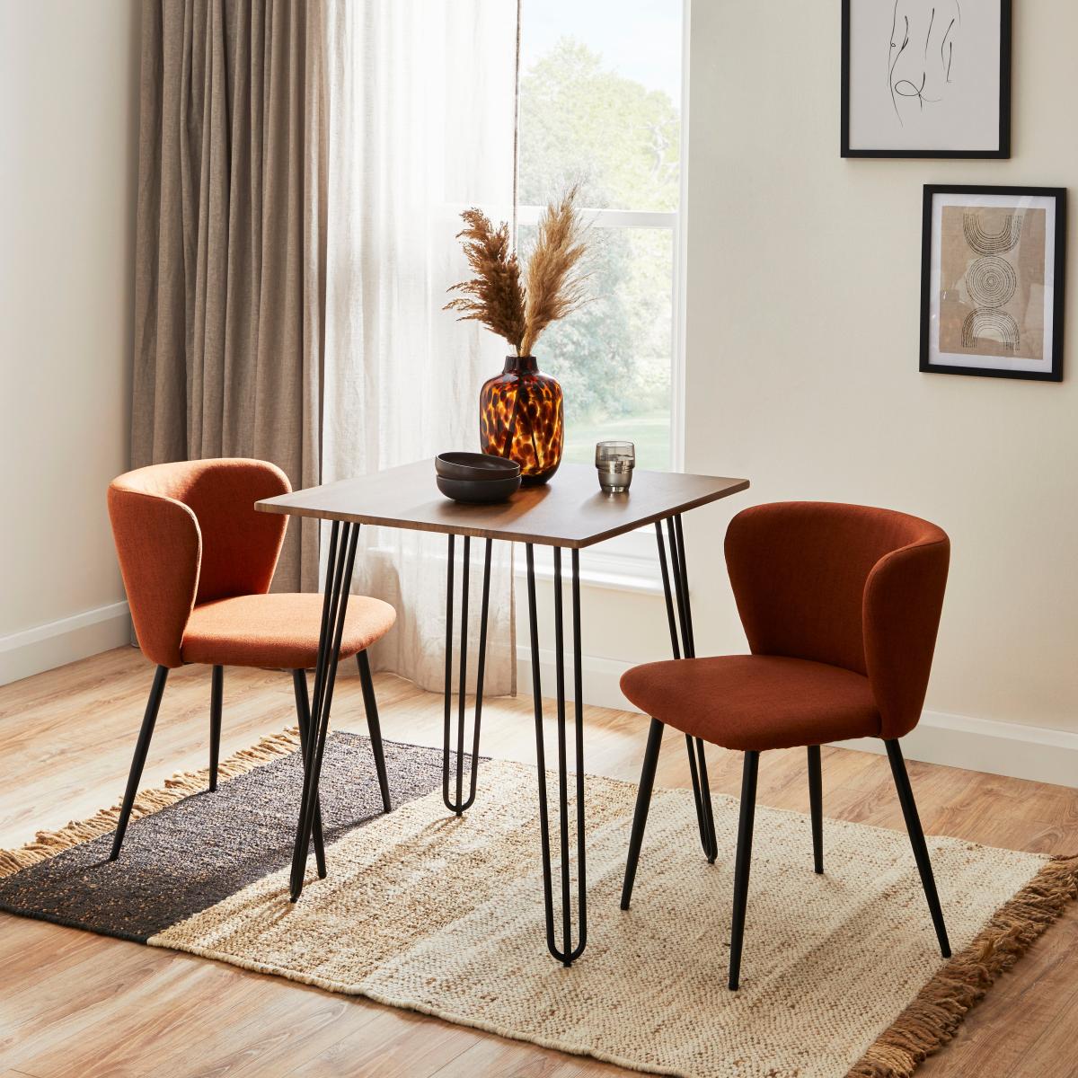 Bella Square Dining Table Wood (Brown) – image 1