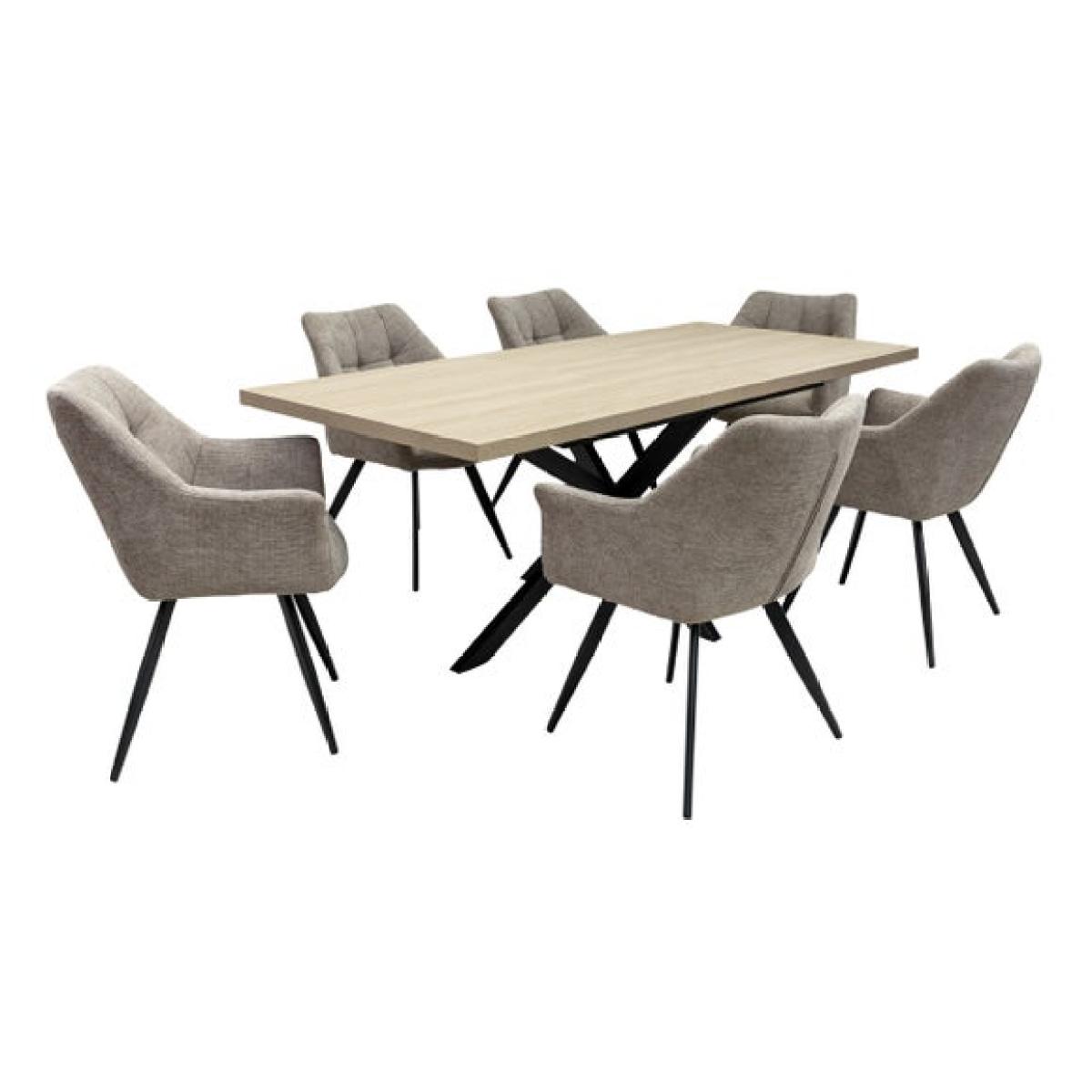Dalton 4-6 Seater Large Extendable Dining Table – image 5