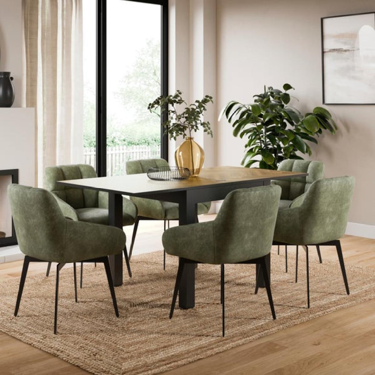 Fulton 4-6 Seater Rectangular Flip Top Dining Table – image 2
