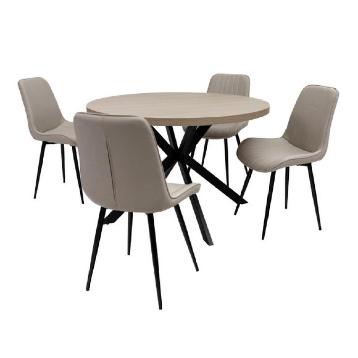 Dalton Round 4 Seater Dining Table – image 4
