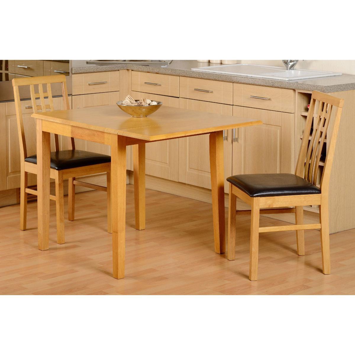 Vienna Flip Top Dining Table Set Natural – image 2