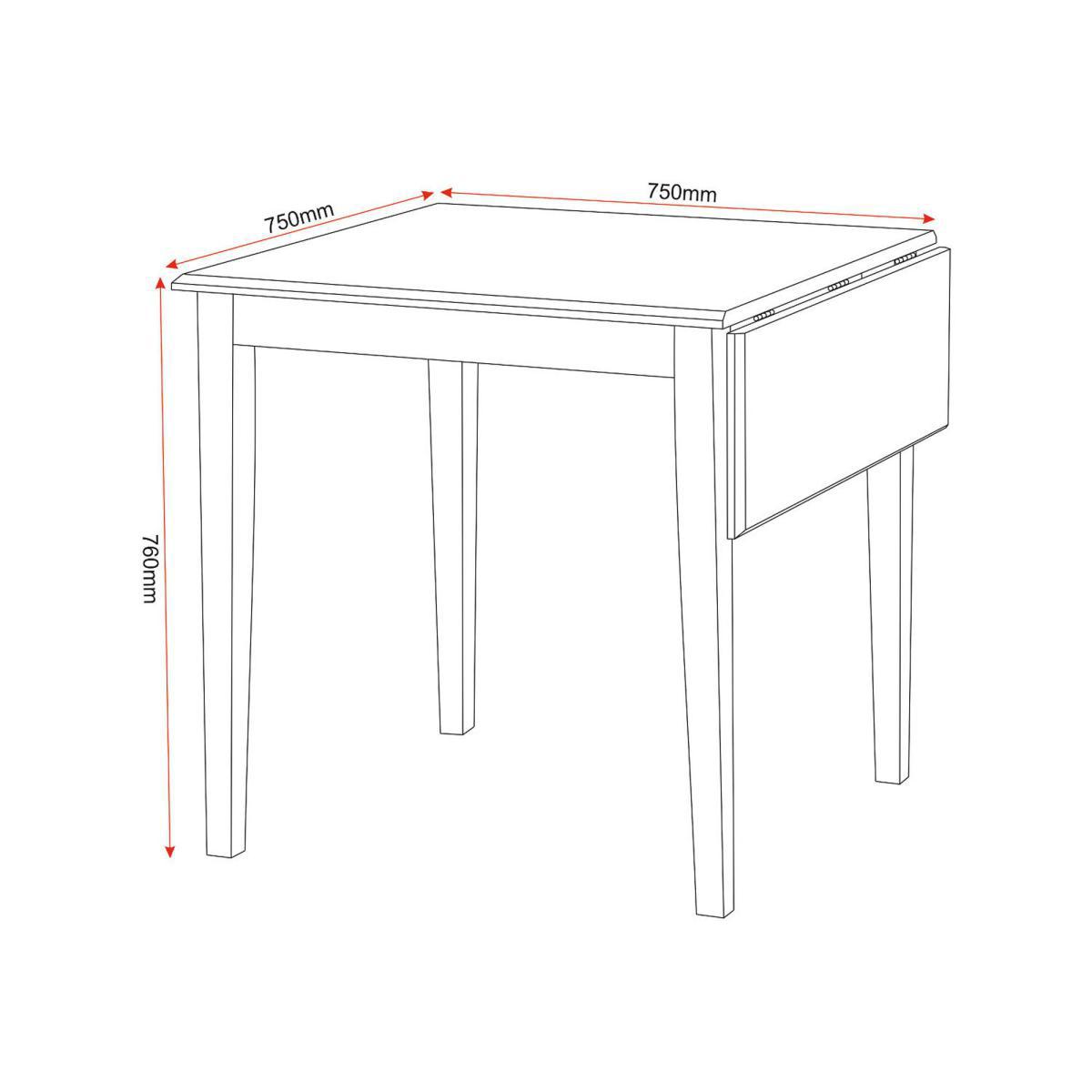 Vienna Flip Top Dining Table Set Natural – image 4