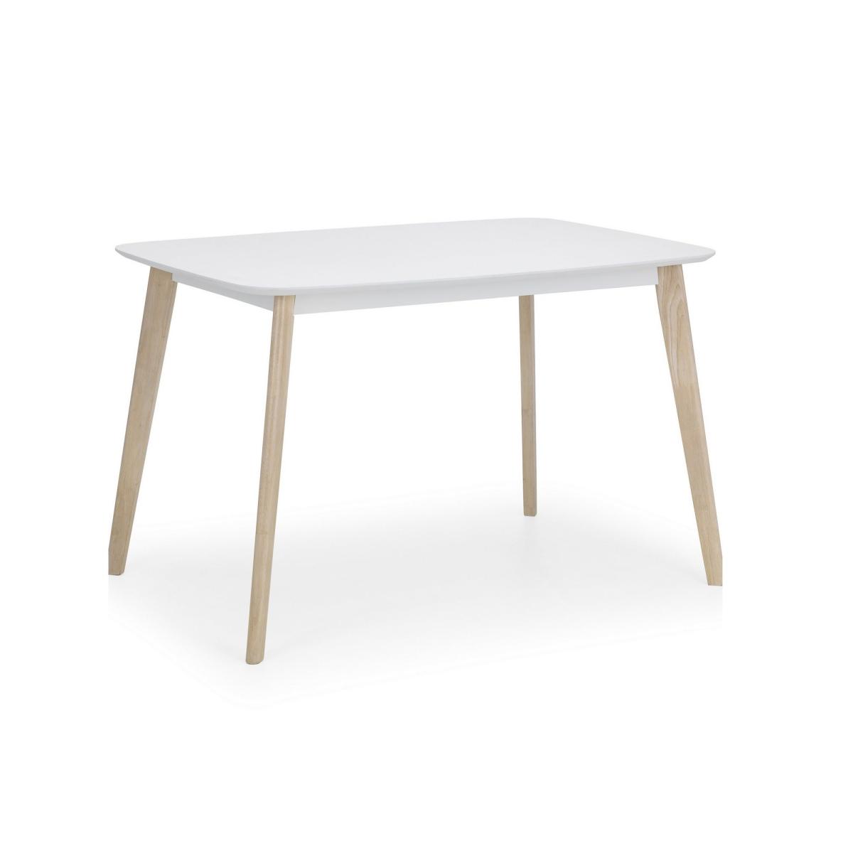 Casa Rectangular Dining Table White White – image 2