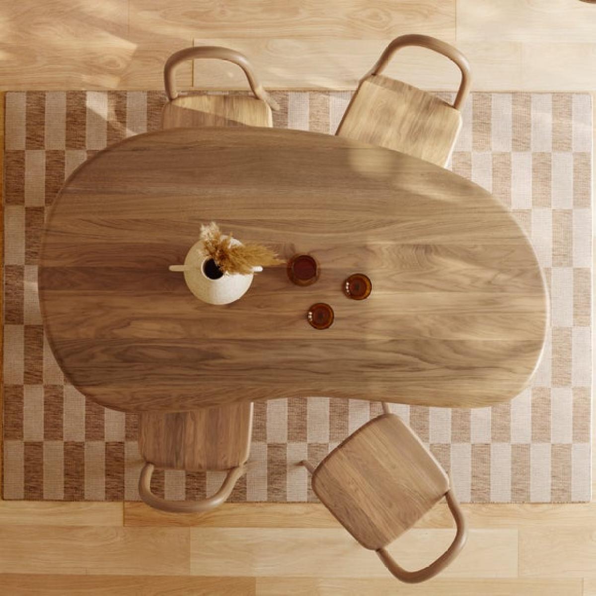 Ludo Kidney Shaped 6 Seater Dining Table – image 4