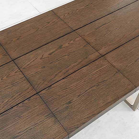 Tivoli 6-10 Seater Extending Dining Table Dark Wood (Brown) – image 5