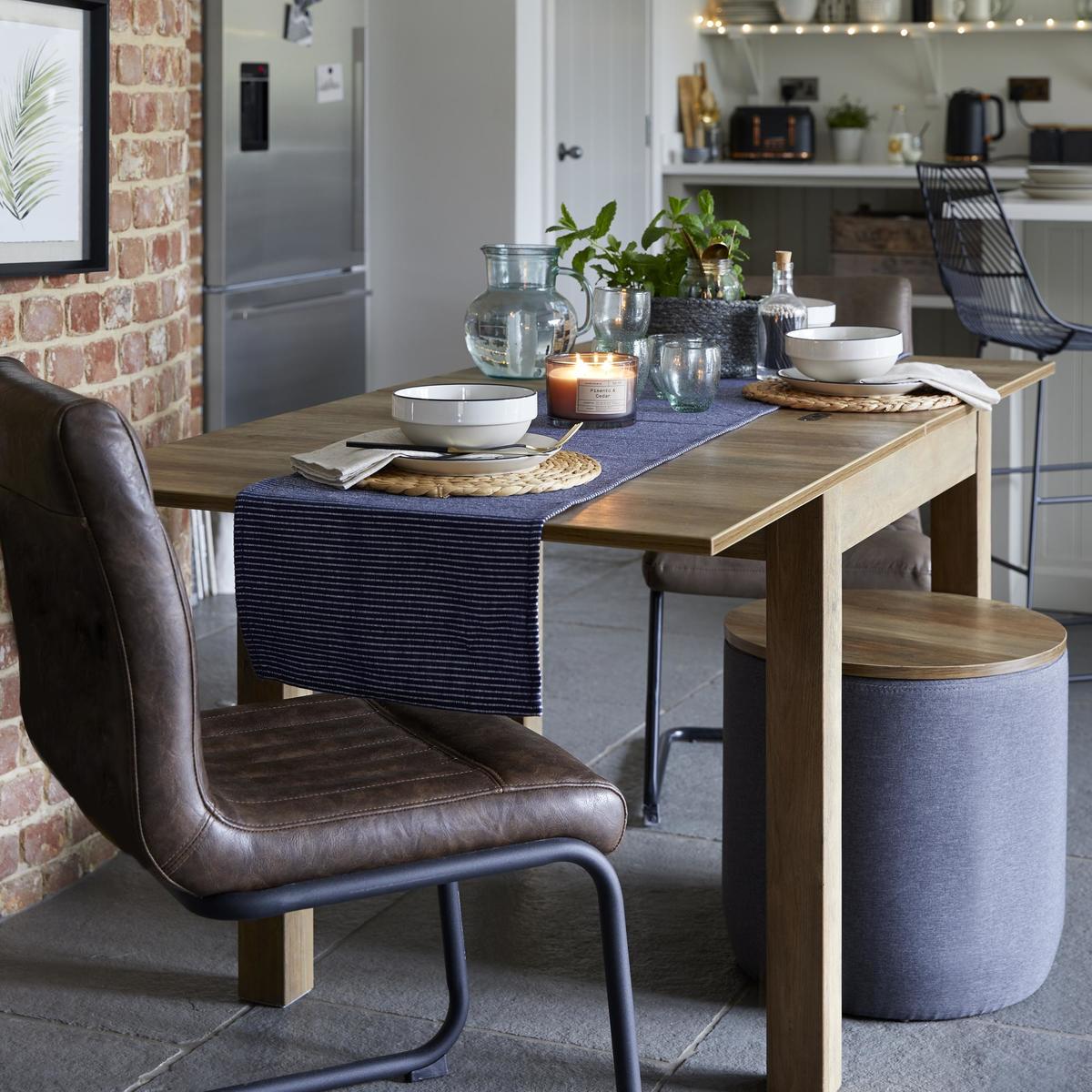 Fulton Flip Top Dining Table Pine – image 4