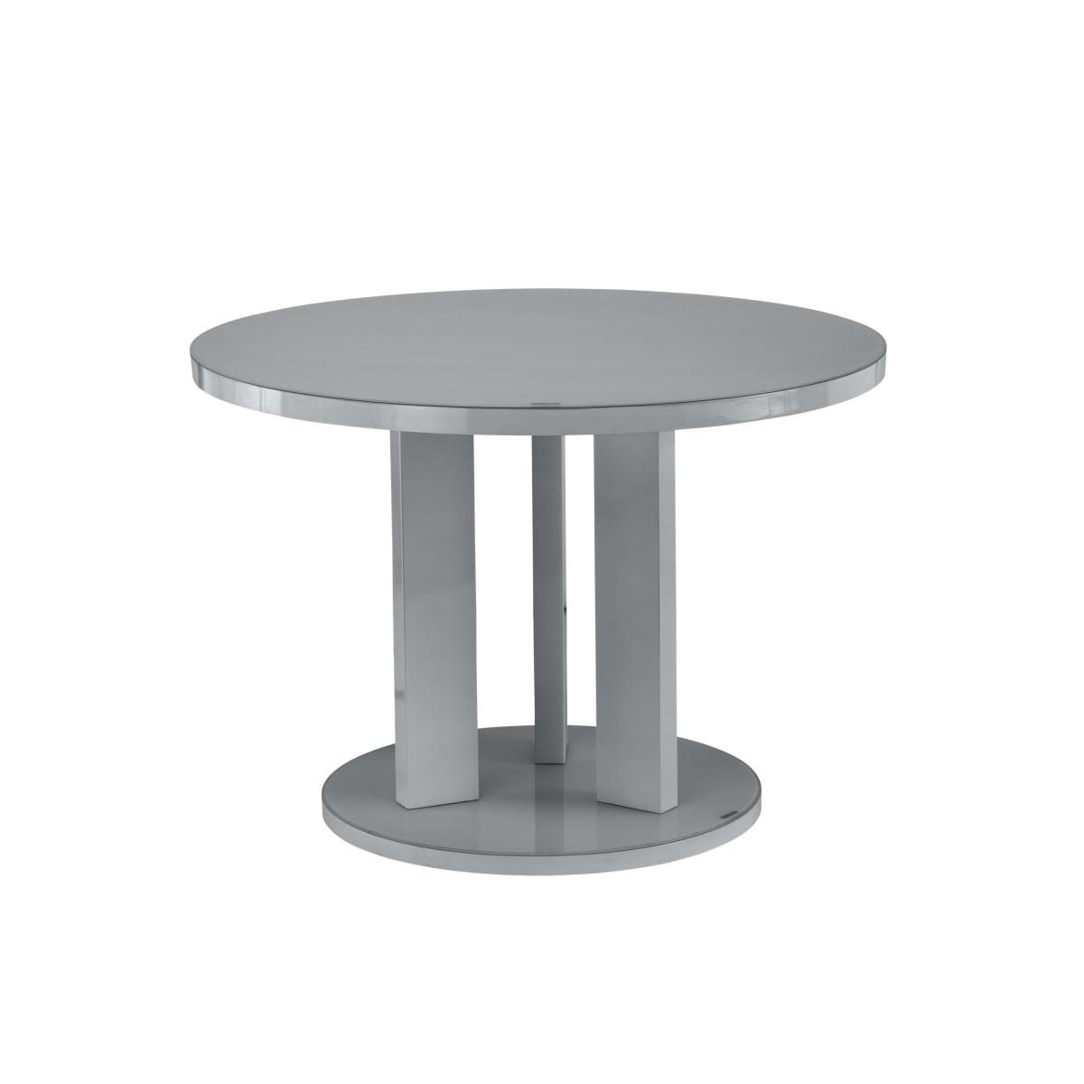 Ellie 4 Seater Round Dining Table Grey – image 2