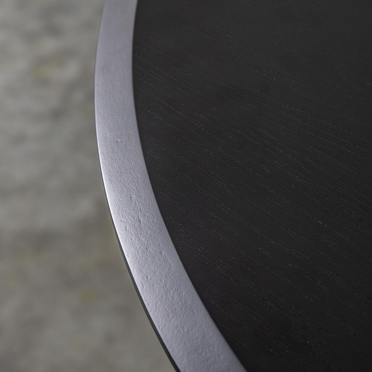 Napa Round Dining Table Black – image 2