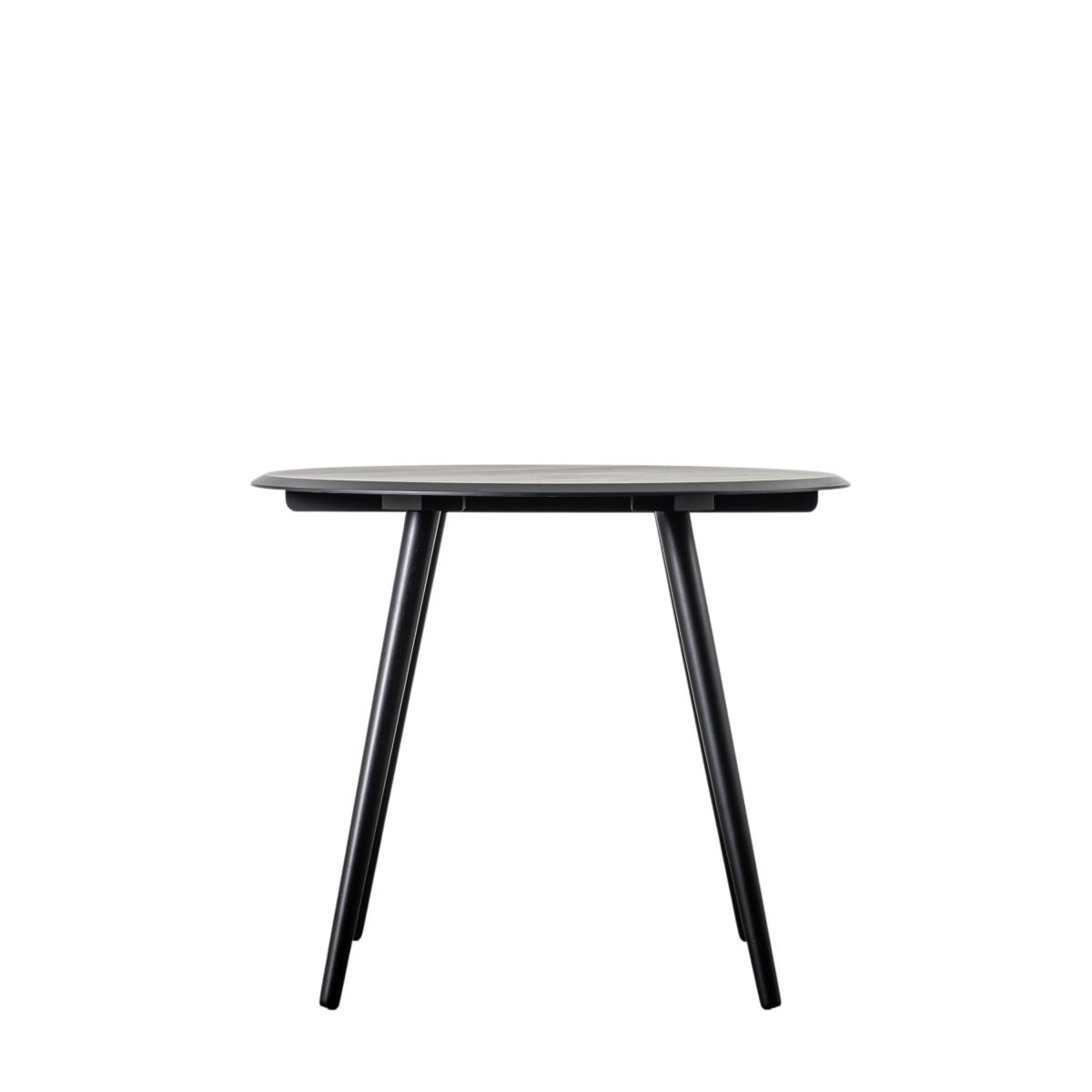 Napa Round Dining Table Black – image 3
