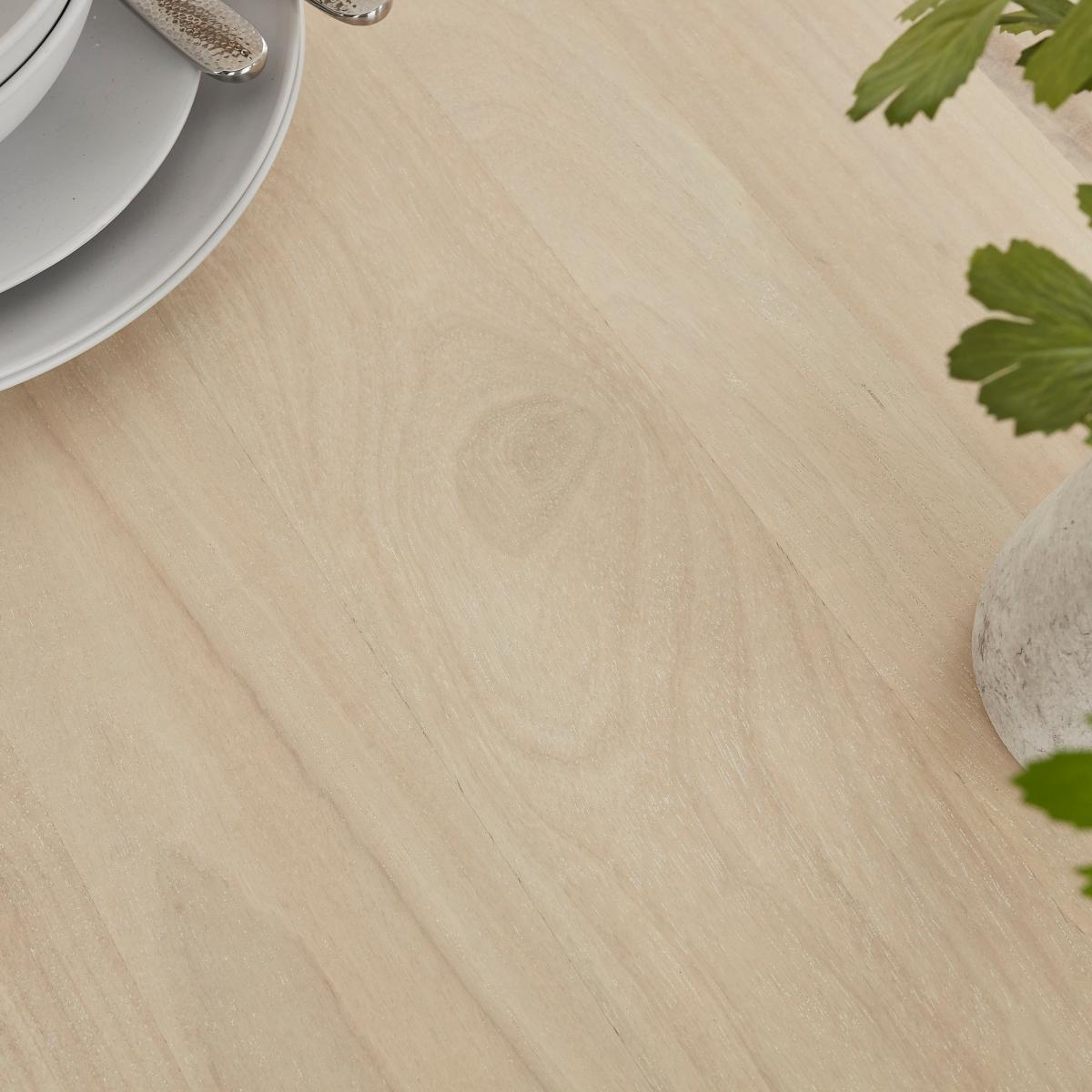 Laila Square Mango Wood Extendable Dining Table Off-White – image 5